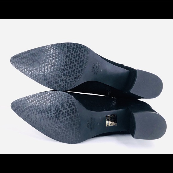 Stuart Weitzman Zepher Suede Ankle Bootie Boots - Picture 7 of 14